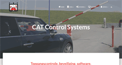 Desktop Screenshot of catcontrolsystems.nl